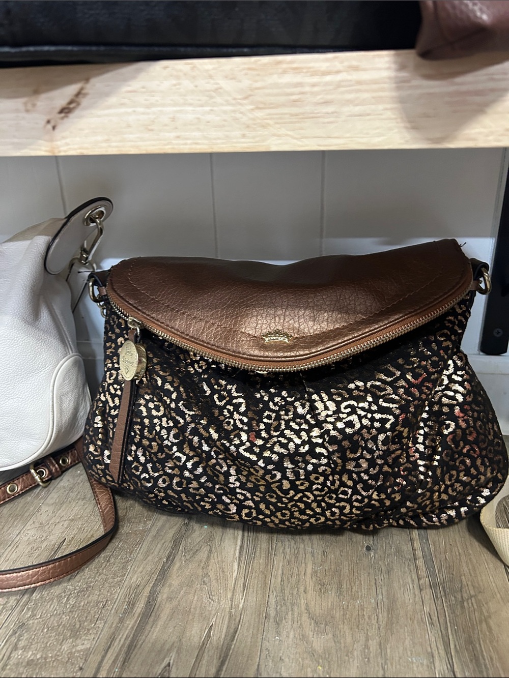 juicy couture animal print crossbody